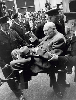 Winston Churchill carried from an ambulance, 1962 - Limited Edition Print by Terry O'Neill – Limited Edition Print.