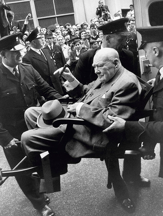 Winston Churchill carried from an ambulance, 1962 — Limited Edition Print - Terry O'Neill